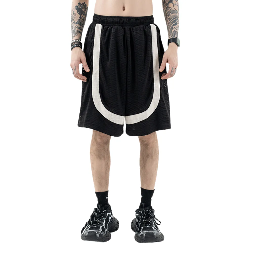 Street Patchwork Shorts