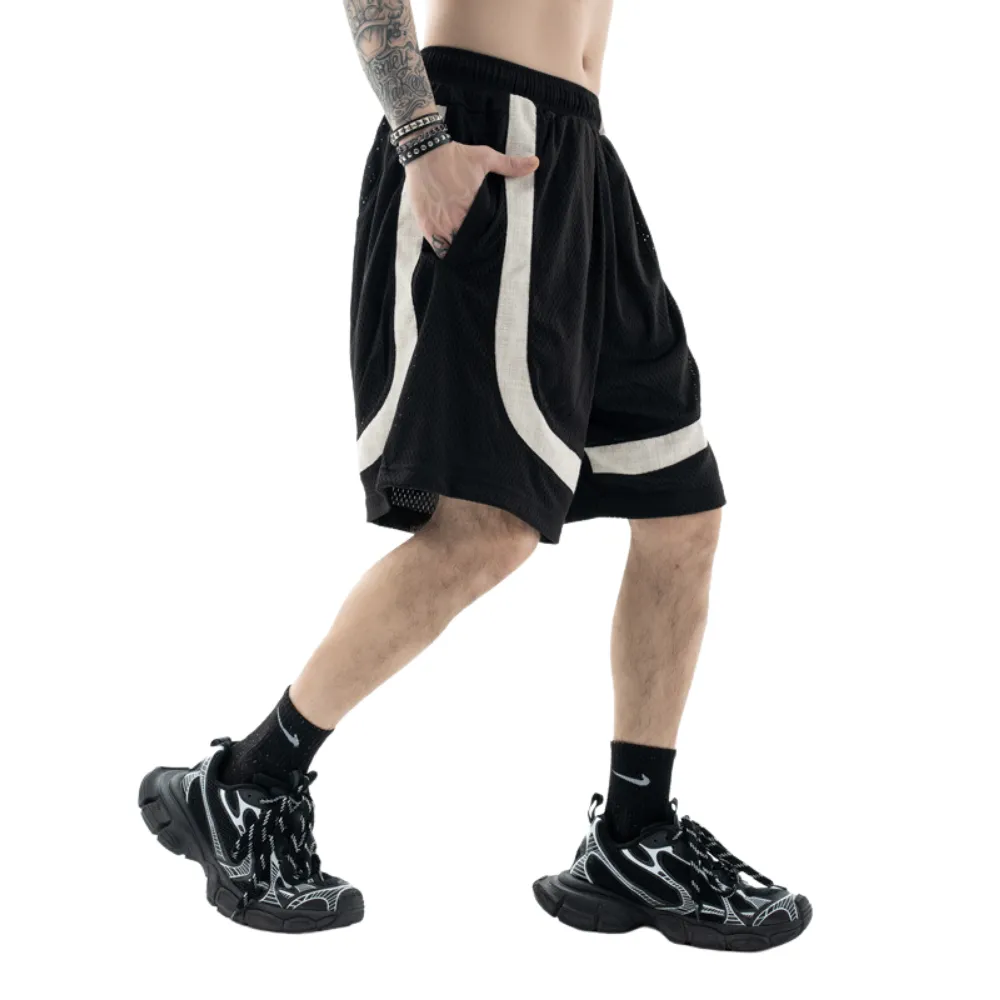 Street Patchwork Shorts