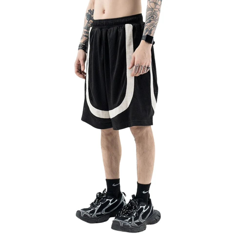 Street Patchwork Shorts