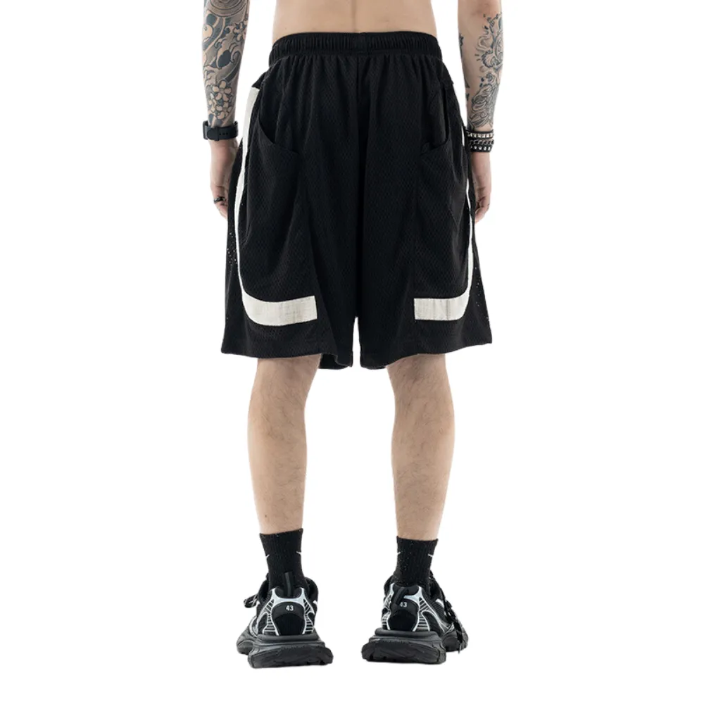 Street Patchwork Shorts