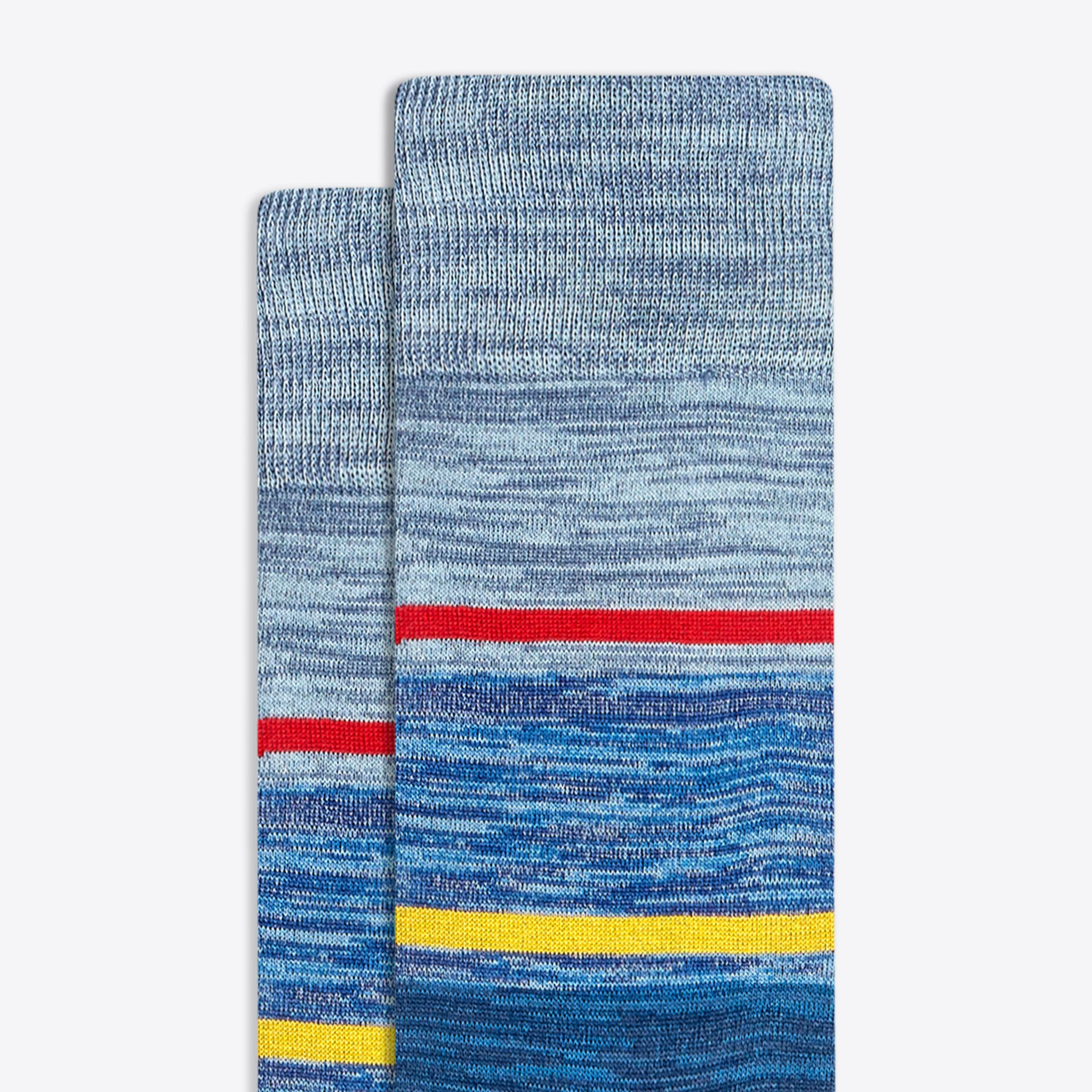 Striped Mid-Calf Socks