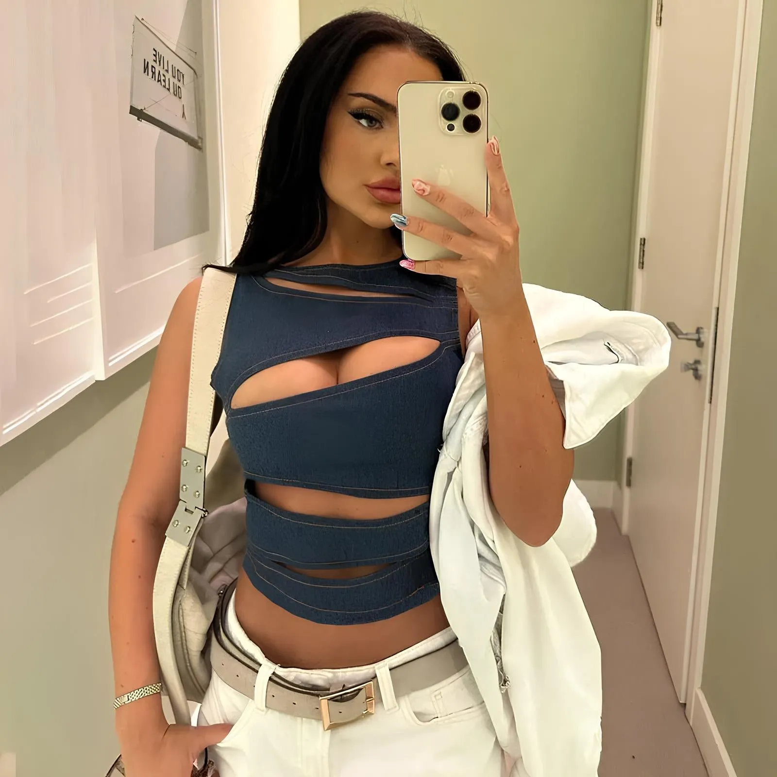 Summer Hollow-Out Slim Vest – Sleek & Sexy Streetwear Essential