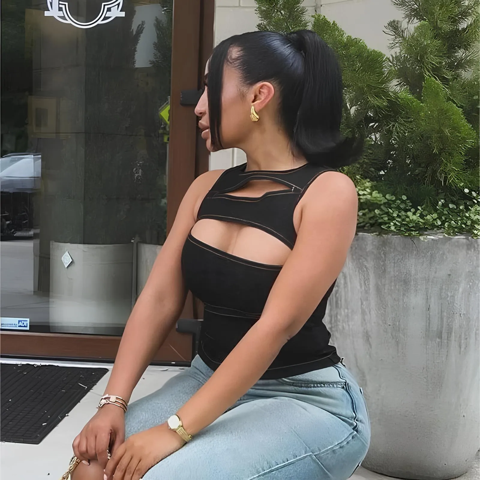 Summer Hollow-Out Slim Vest – Sleek & Sexy Streetwear Essential