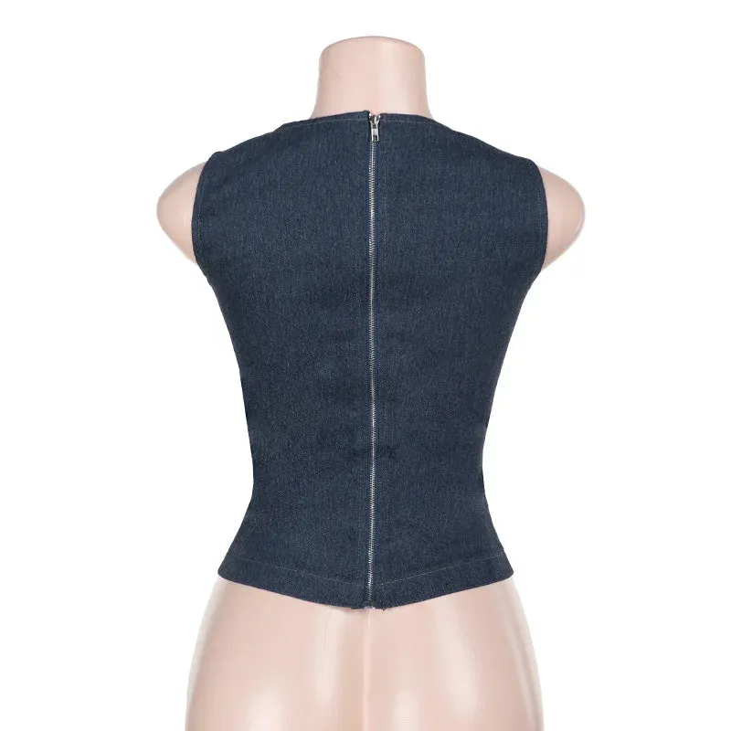 Summer Hollow-Out Slim Vest – Sleek & Sexy Streetwear Essential