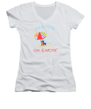 Summer Scene Heaven On Earth - Women's V-Neck