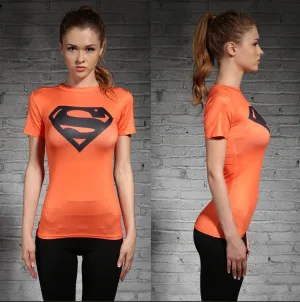 Superman Women's T-Shirt (Orange)