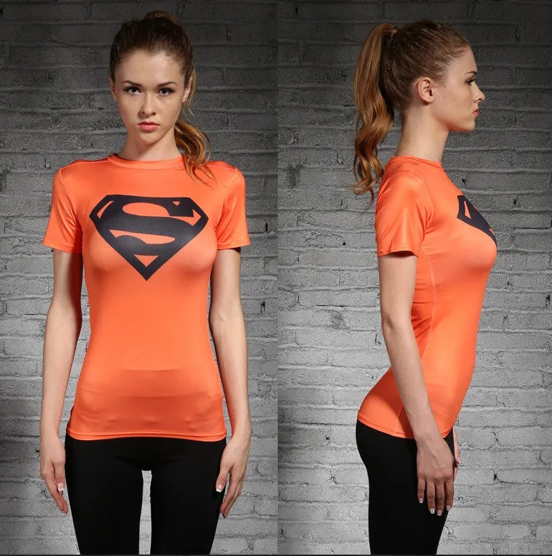 Superman Women's T-Shirt (Orange)