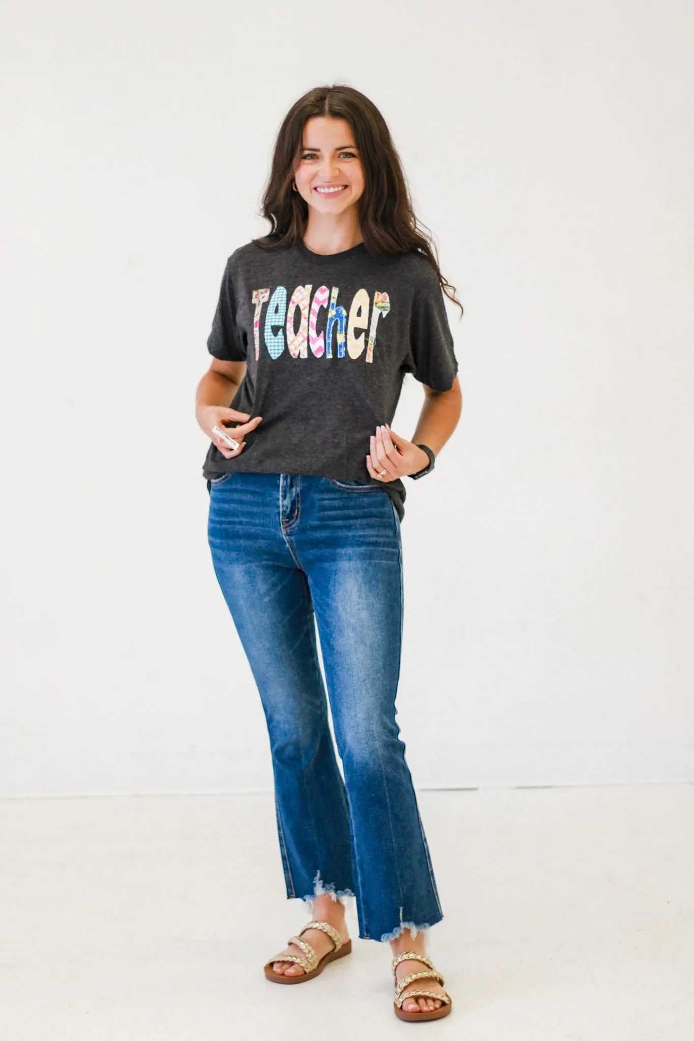 Teacher Hodgepodge Patchwork Tee