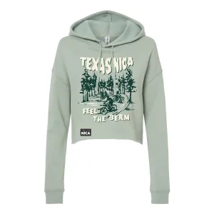 Texas NICA Feel the Berm Women's Cropped Hoodie