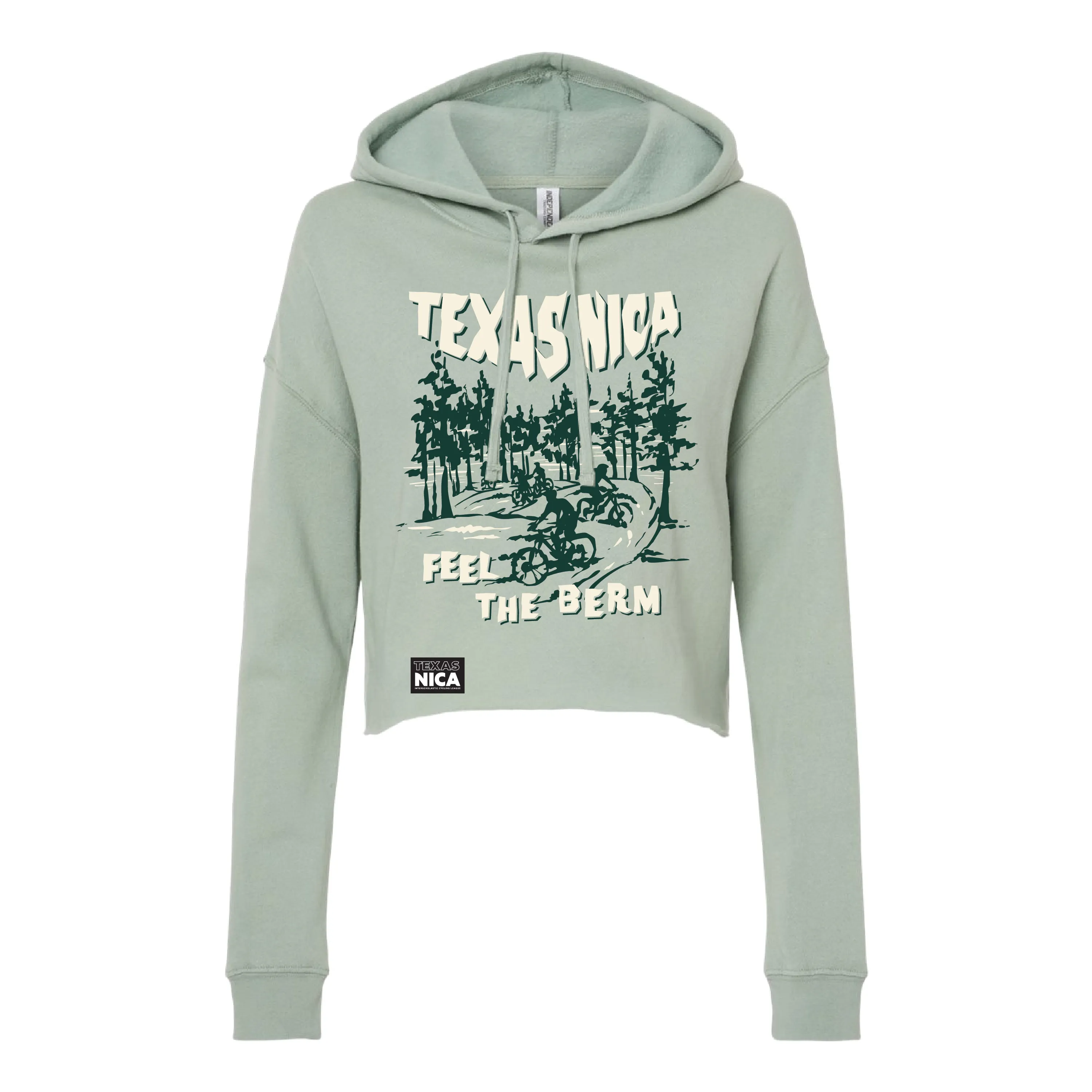 Texas NICA Feel the Berm Women's Cropped Hoodie