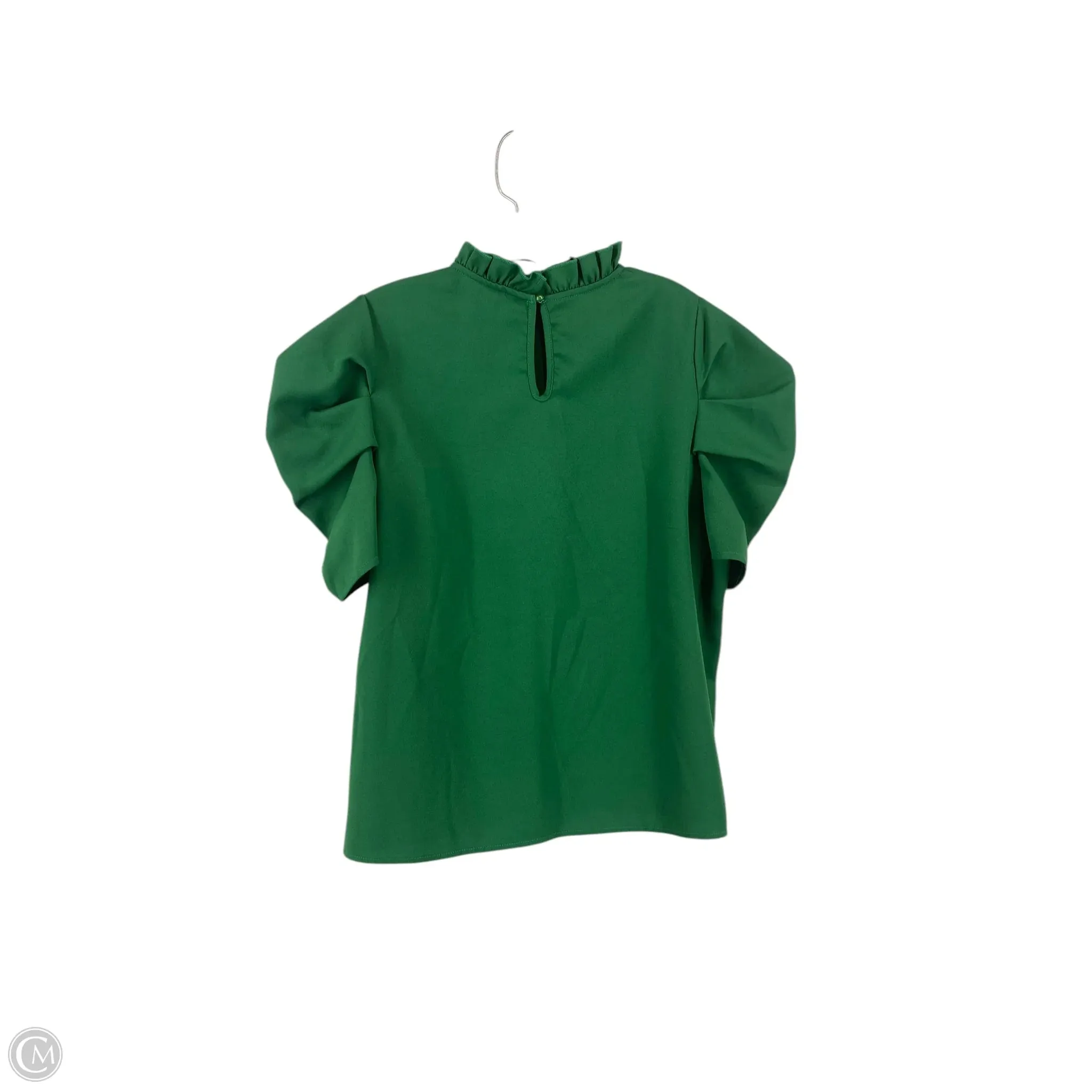 Top Short Sleeve By Shein In Green, Size: Xl