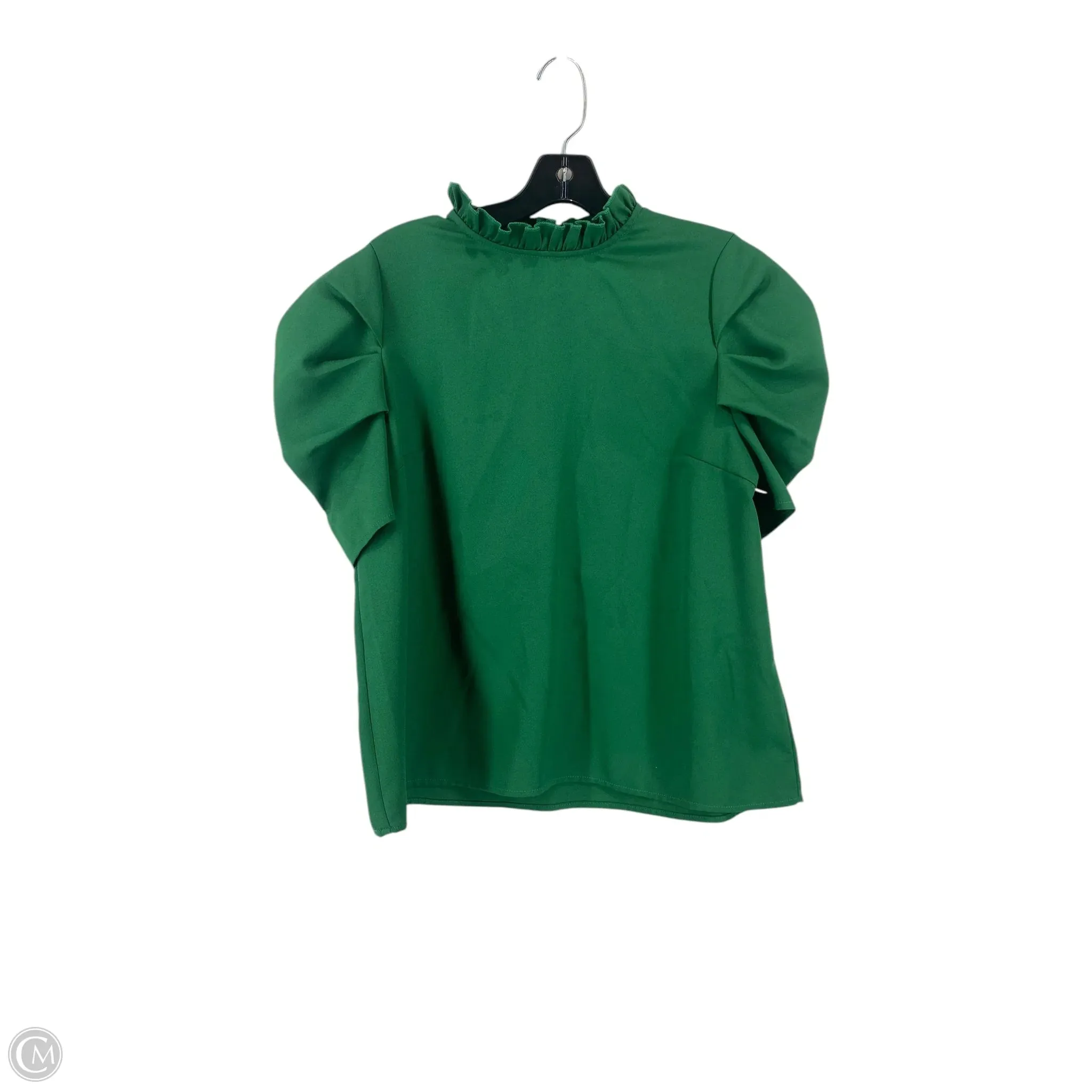 Top Short Sleeve By Shein In Green, Size: Xl