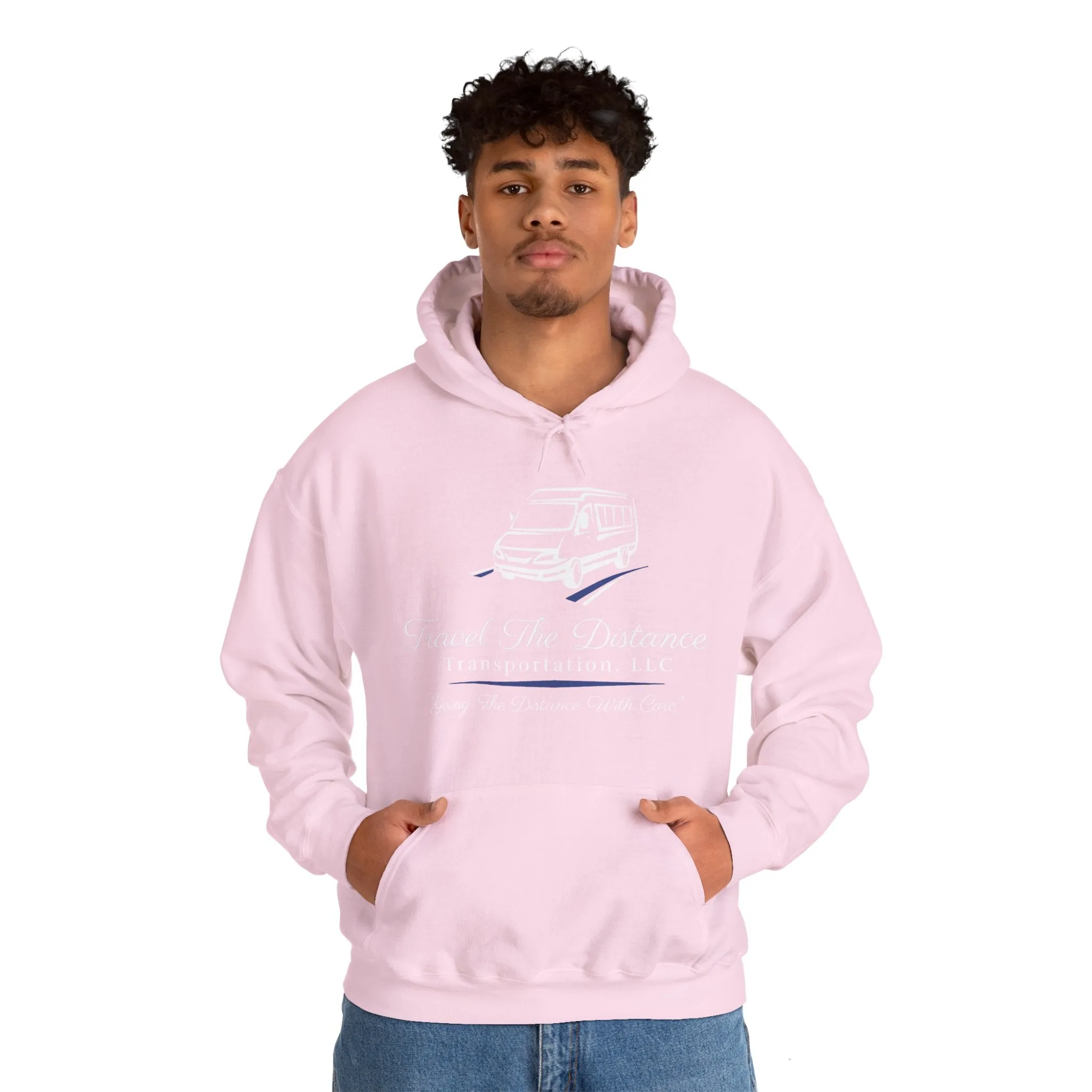 Travel the Distance: Unisex Heavy Blend™ Hooded Sweatshirt
