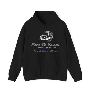 Travel the Distance: Unisex Heavy Blend™ Hooded Sweatshirt