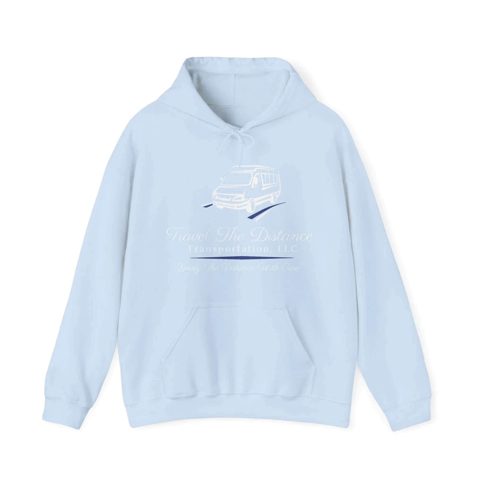 Travel the Distance: Unisex Heavy Blend™ Hooded Sweatshirt