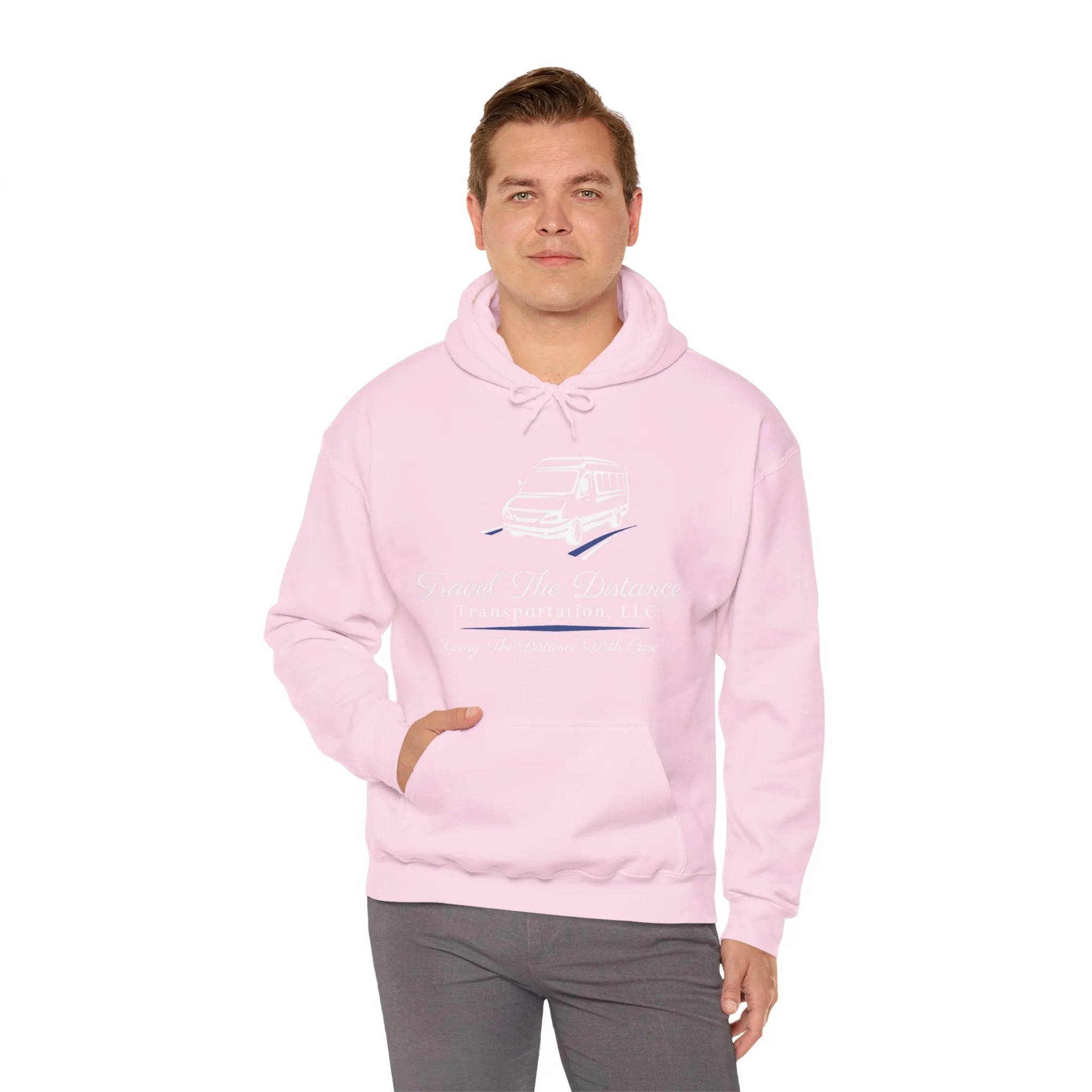 Travel the Distance: Unisex Heavy Blend™ Hooded Sweatshirt