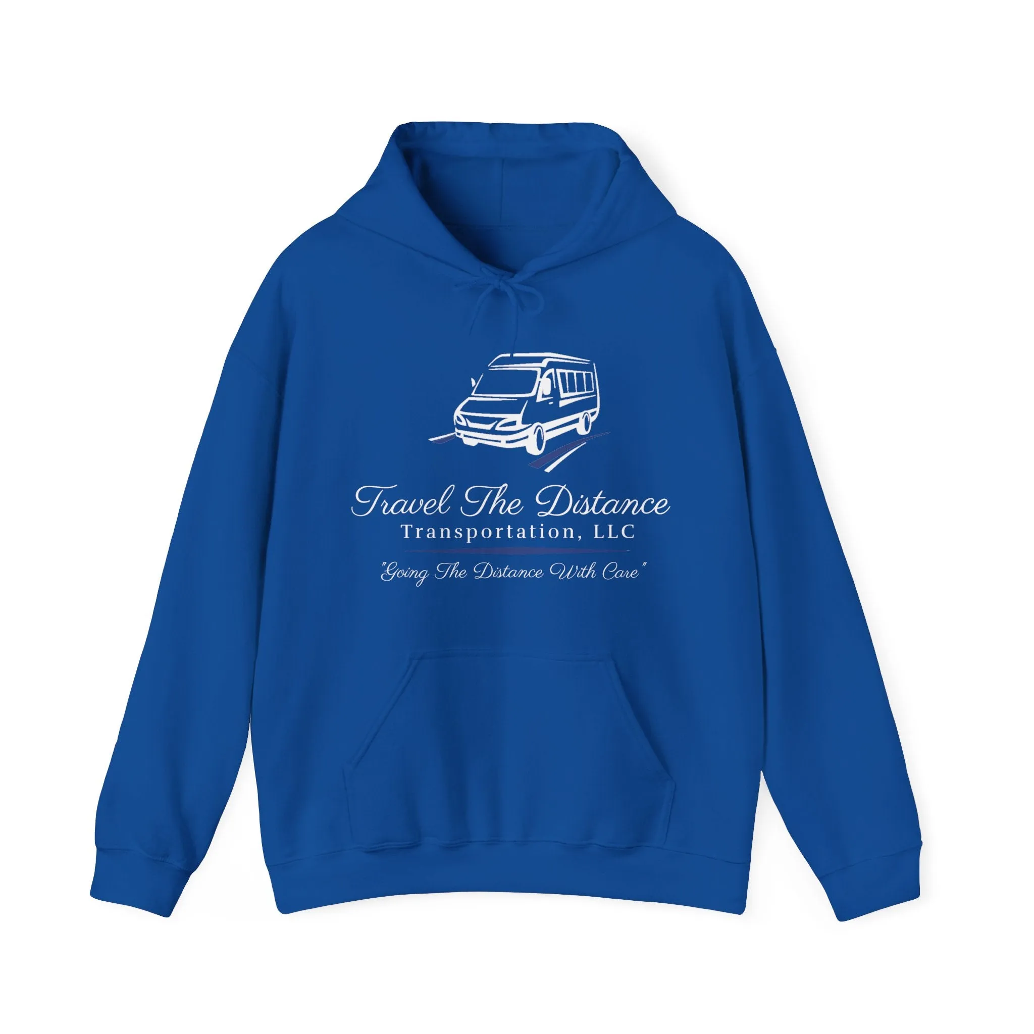 Travel the Distance: Unisex Heavy Blend™ Hooded Sweatshirt