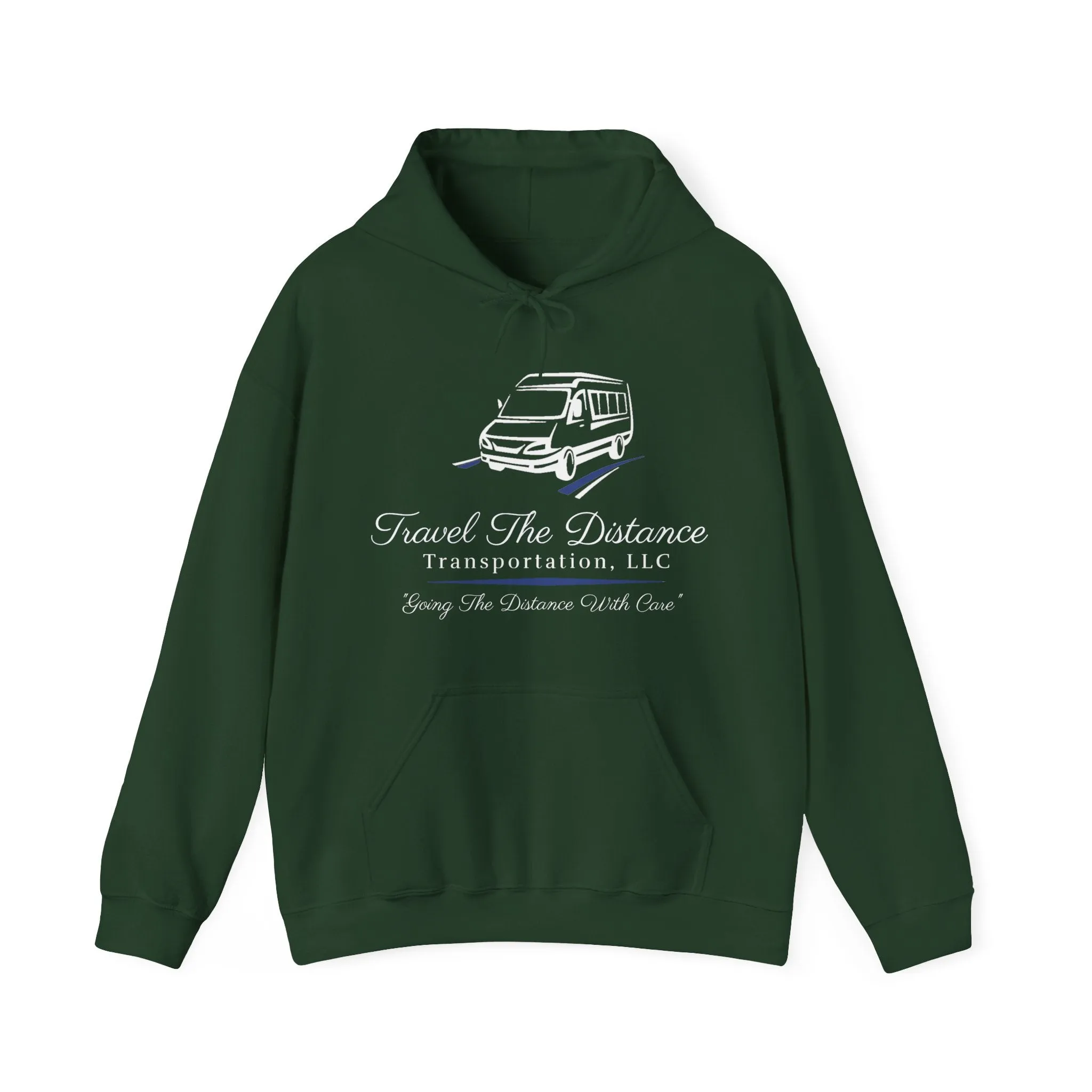 Travel the Distance: Unisex Heavy Blend™ Hooded Sweatshirt