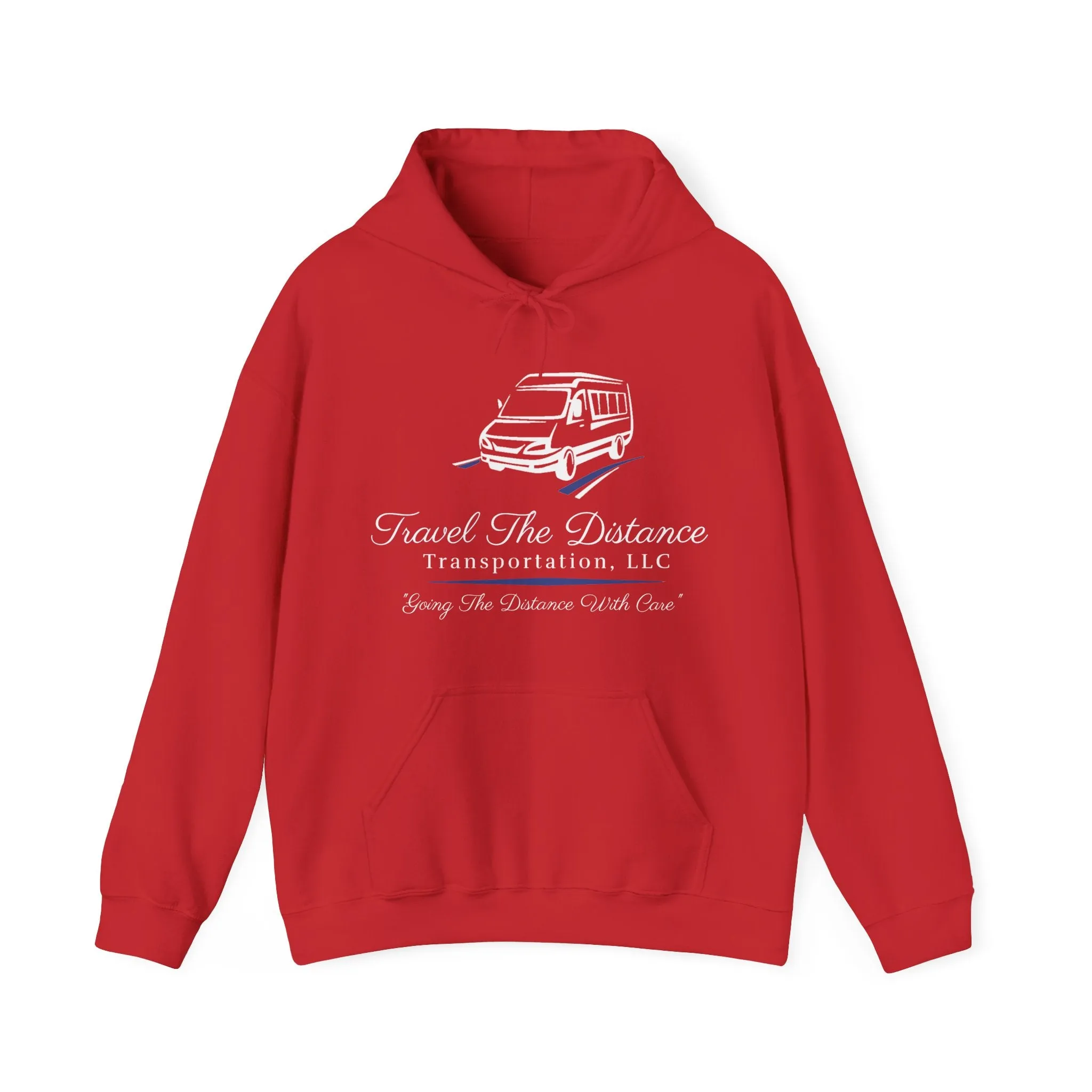 Travel the Distance: Unisex Heavy Blend™ Hooded Sweatshirt