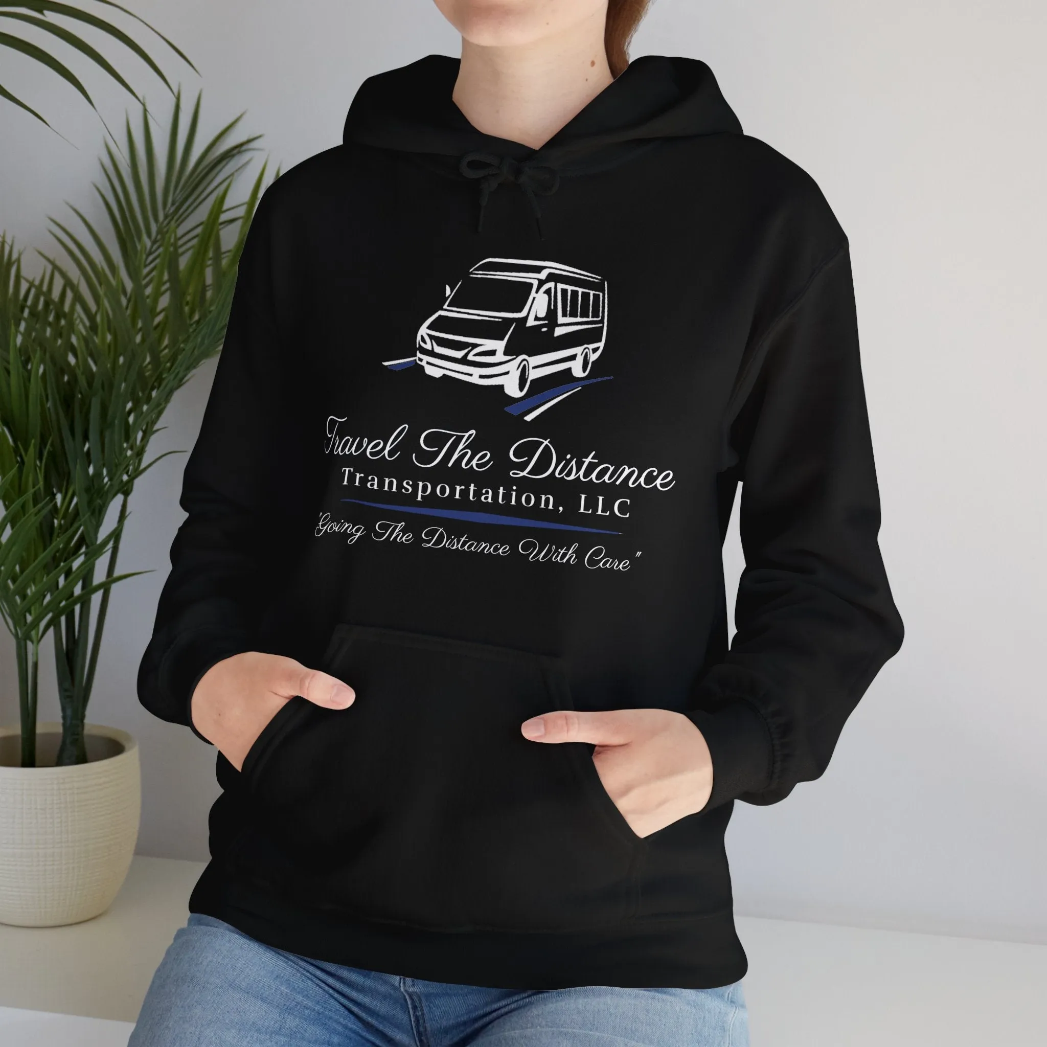 Travel the Distance: Unisex Heavy Blend™ Hooded Sweatshirt