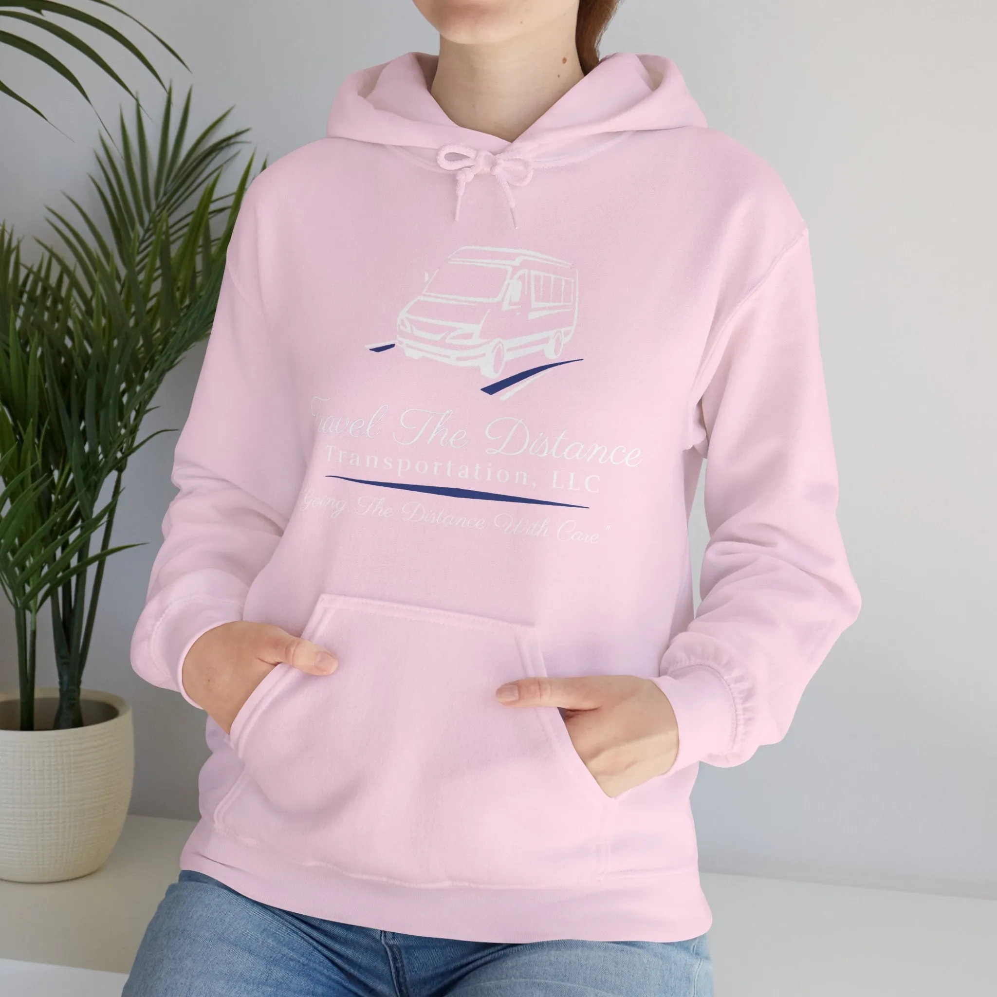 Travel the Distance: Unisex Heavy Blend™ Hooded Sweatshirt