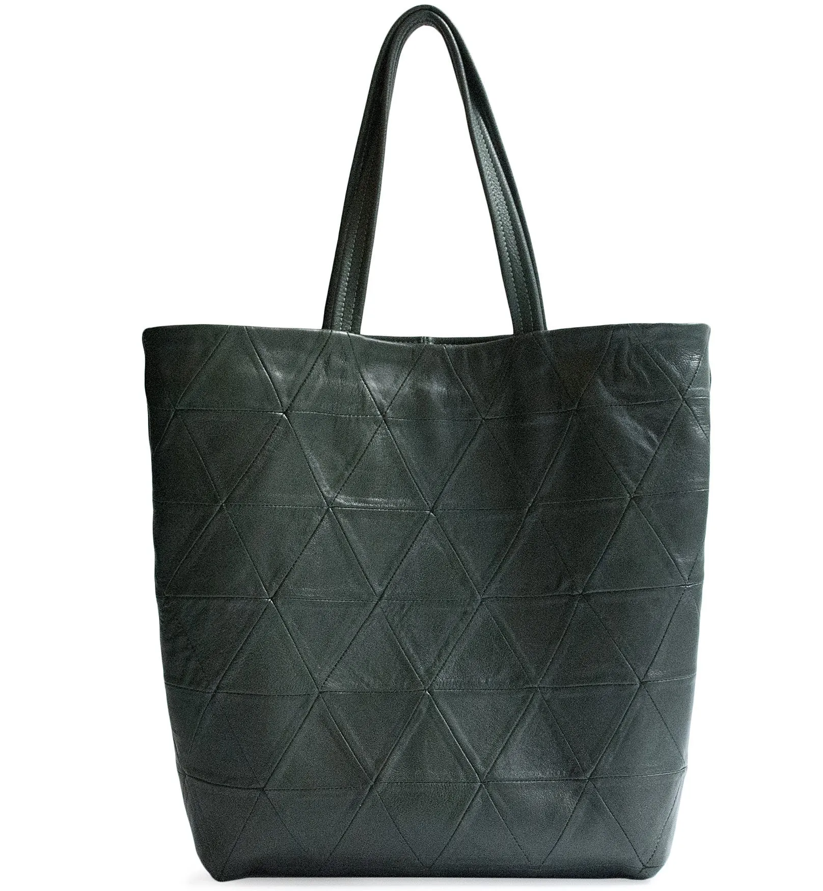 Triangle Patchwork Tote