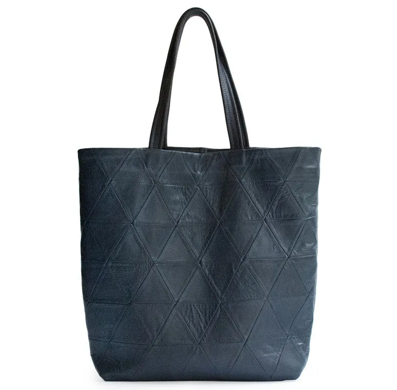 Triangle Patchwork Tote