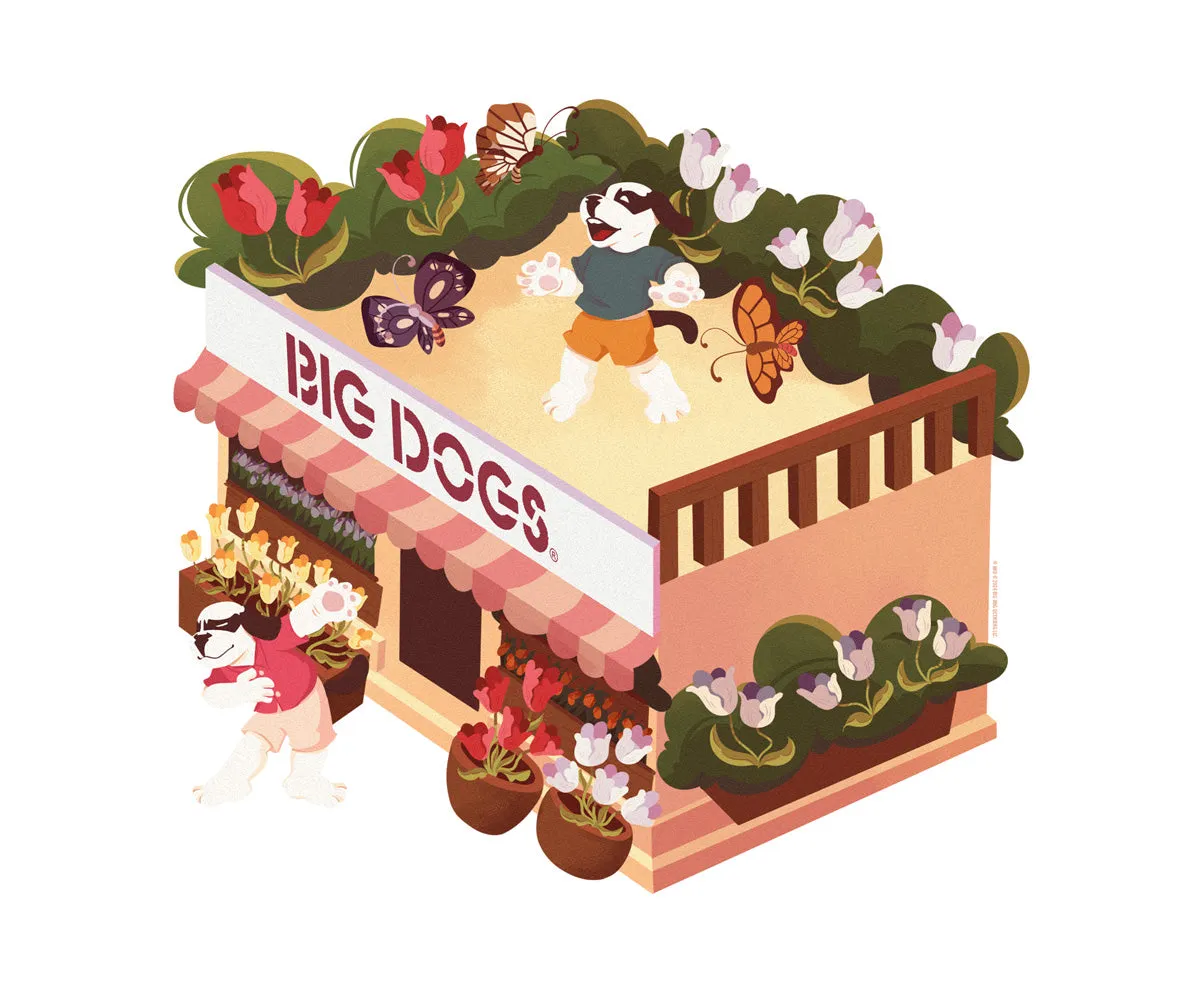Tulips Flower Shop T-shirt