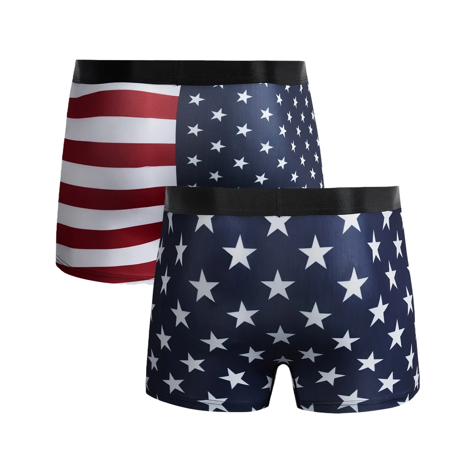 USA FLAG STAR BOXER-2 PACKS
