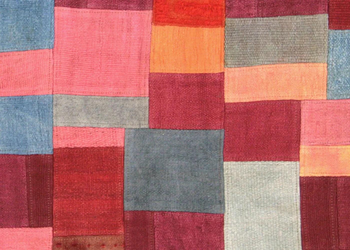 Vintage Turkish Patchwork Kilim - 2'8" x 3'11"