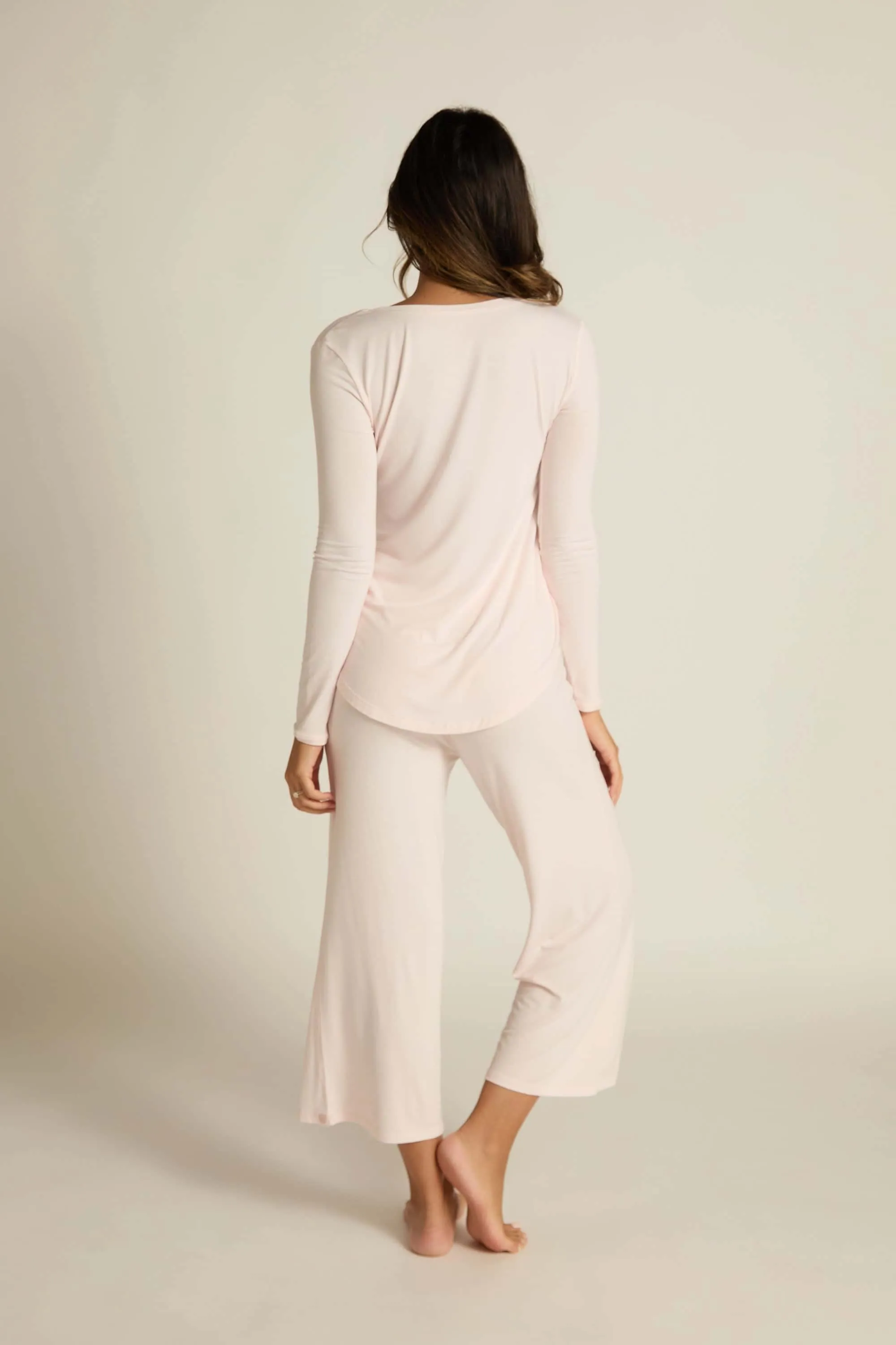Wide-Leg Capri Pant