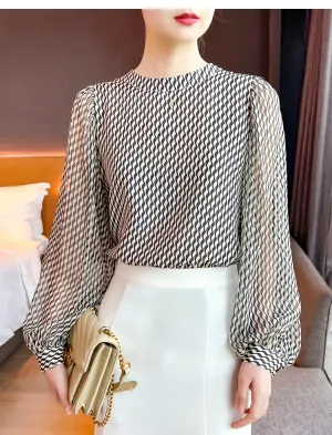 Women's chiffon Blouse for a Chic Look Fashion Luxury Women's Tops