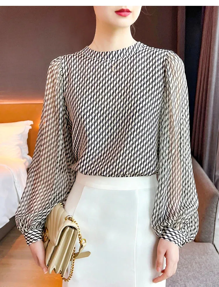 Women's chiffon Blouse for a Chic Look Fashion Luxury Women's Tops