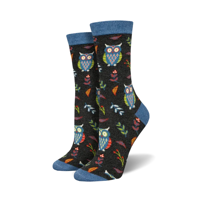 Women's | Cute Hoot Bamboo Socks