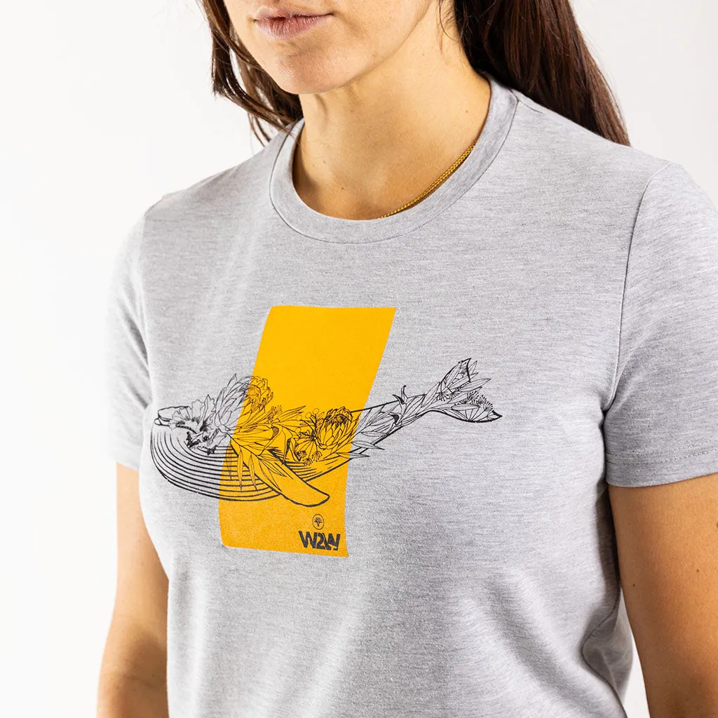 Women's FNB W2W T Shirt (Grey Melange)