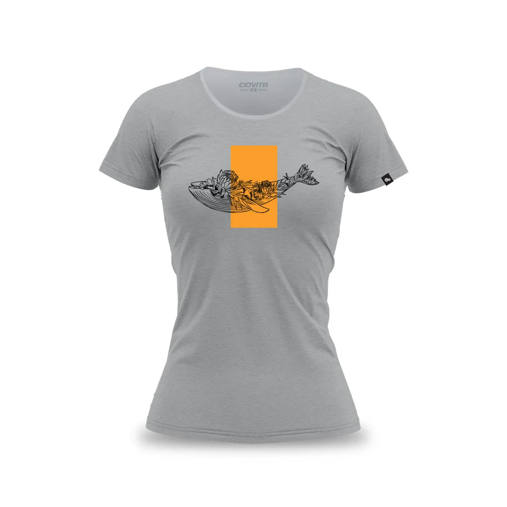 Women's FNB W2W T Shirt (Grey Melange)