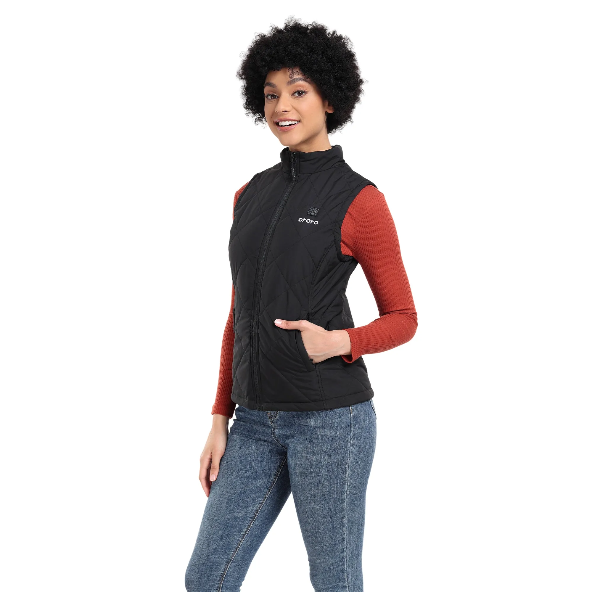 Women's Heated Quilted Gilet