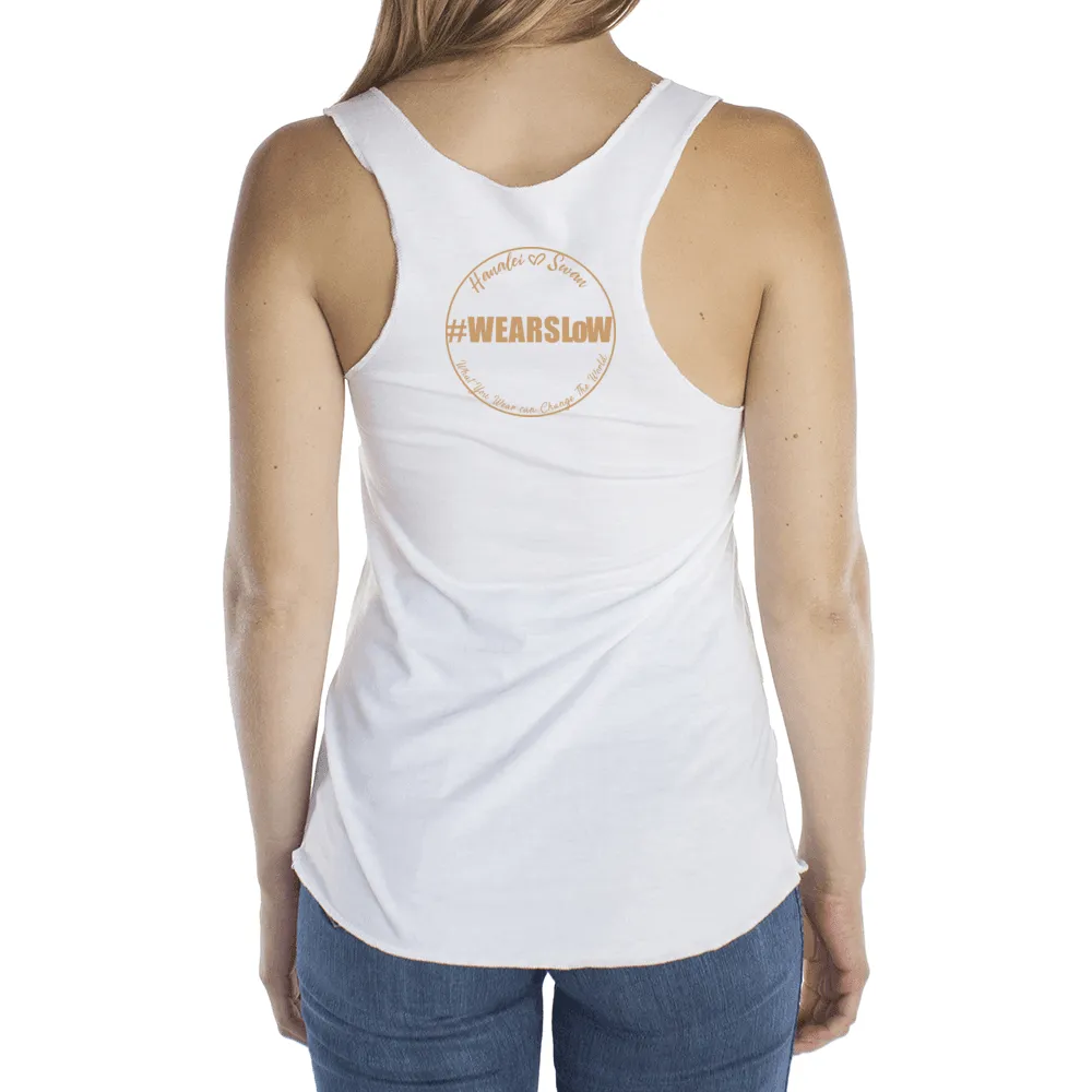 Women's HS Bamboo Cotton Tank (White)