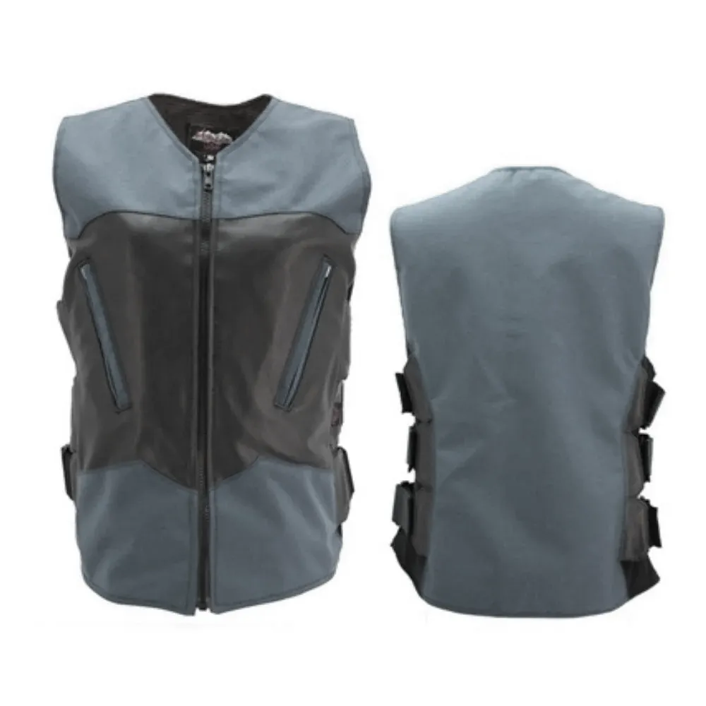 Women's Interceptor Combo Leather/Cordura Vest
