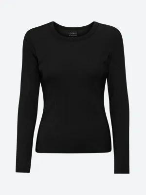Women's Organic Rib Long Sleeve Tee