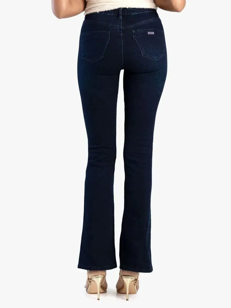 Women's Sissy Boy Blue Mid waist Bootleg Jeans