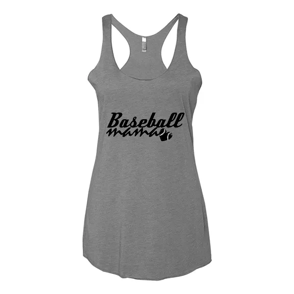 Women's Tank Tops Baseball Mom