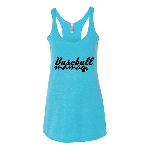 Women's Tank Tops Baseball Mom