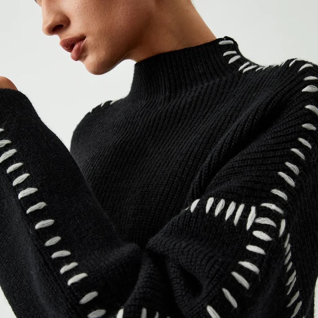 Women's Urban Patchwork Sweater