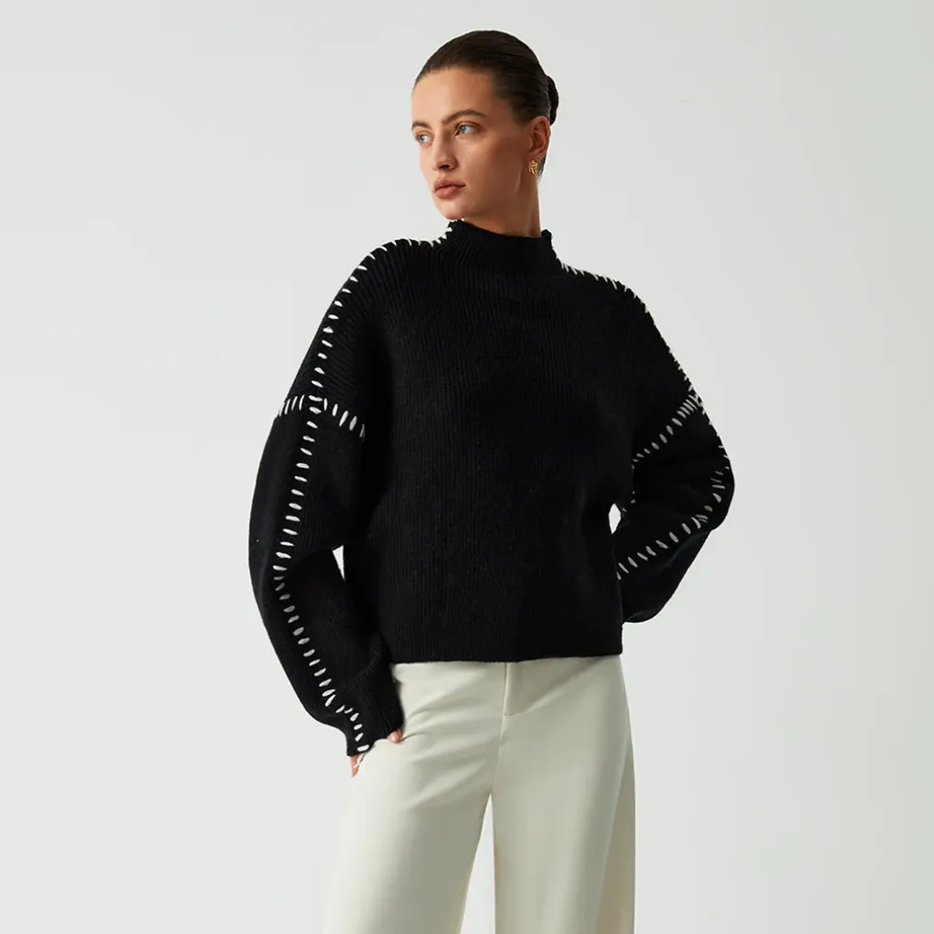 Women's Urban Patchwork Sweater