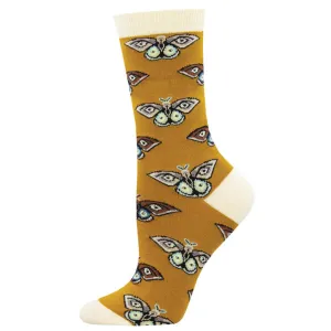 Women's | Vintage Moths Bamboo Socks