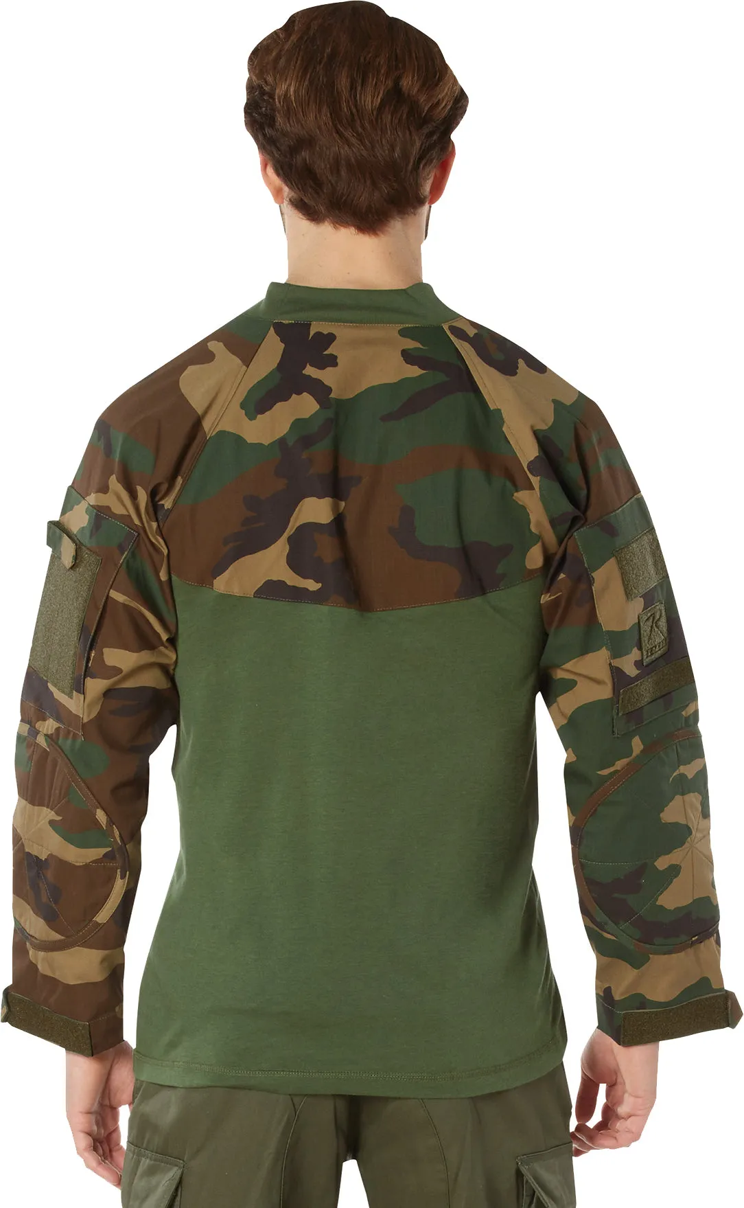 Woodland Camouflage - Military Tactical Lightweight Flame Resistant Combat Shirt