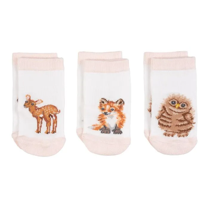 Wrendale 'Little Forest' Woodland Animal Baby Socks