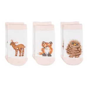 Wrendale 'Little Forest' Woodland Animal Baby Socks