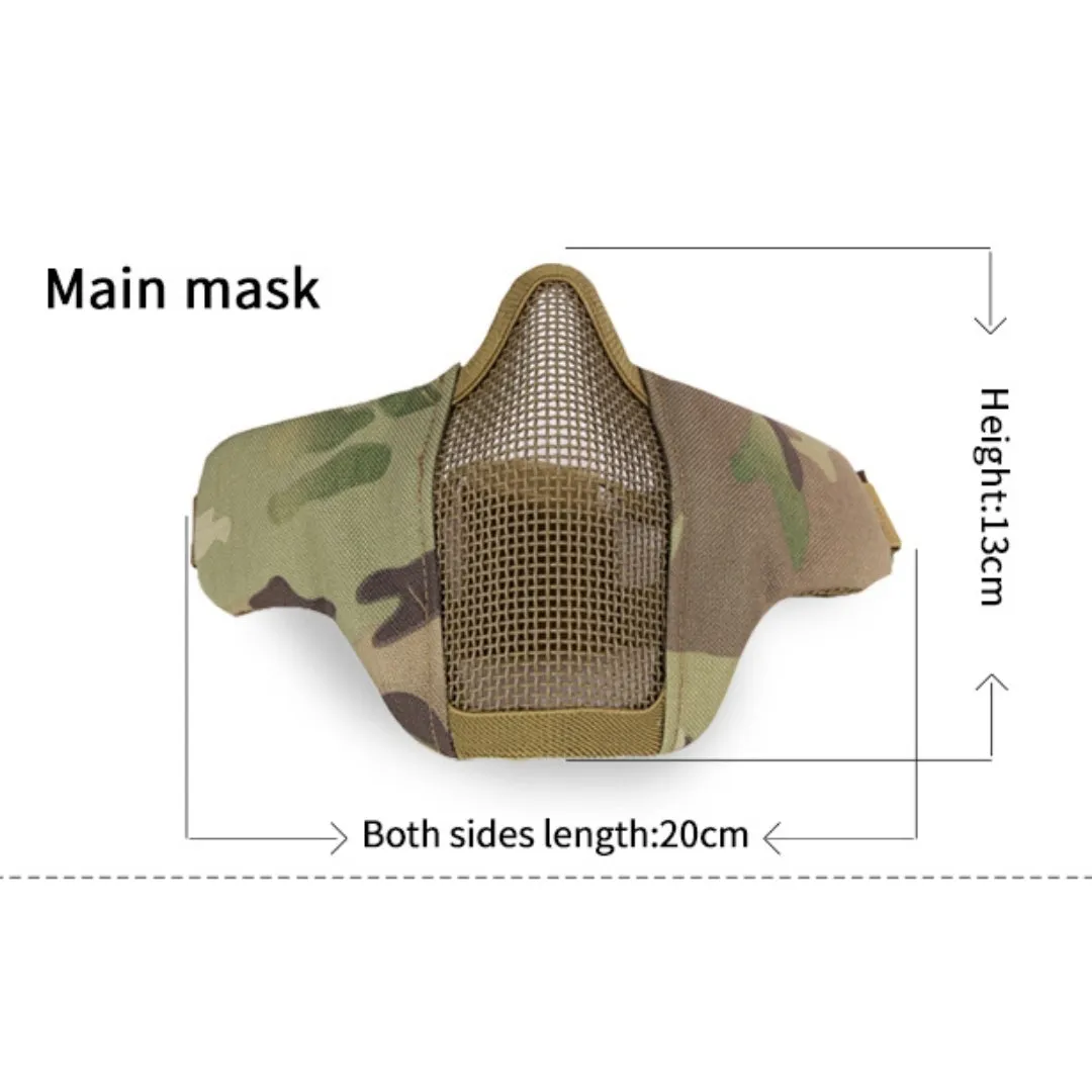 WST MINI Steel Mesh Mask, Children / Ladies - Tan